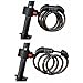 NDakter Bike Lock Cable,4 Feet High Security 5 Digit Resettable Combination Coiling Bike Cable Lock,Bicycle Cable Lock for Bicycle Outdoors, 1.2mx12mmthumb 3