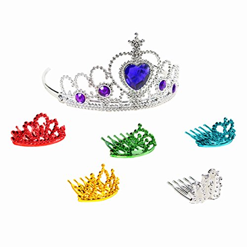 image for Original Color Jewelry Toy,62 Pieces Princess Pretend Jewelry Toy Play
