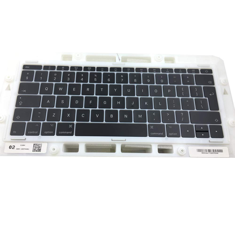 OLVINS Replacement Key Cap Set UK Keyboard Keycaps Keys QWERTY for MacBook Pro Retina 13" A1708 UK keyboard keys