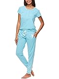 U.S. Polo Assn. Womens Pajama Set with Pockets