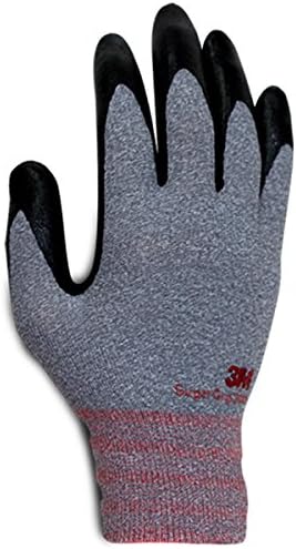 3M Breathable Comfortable Grip Gardening Work Gloves, Extra Large (Grey)