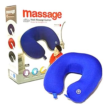 Buy Kids World Neck Massage U Shaped Pillow Microbead Vibrating