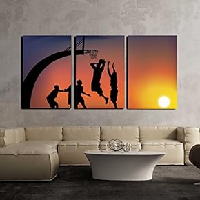 Vector Basketball Game x3 Panels