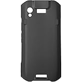 Protective Case Rugged Rubber Cover for Zebra TC21 TC210K TC26 Handheld Barcode Scanner, Durable Case Mobile Barcode Logistic Reader,Black