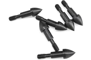ZSHJGJR Archery Arrow Field Points 60 Grain Bullet Point Arrow Tips Screw in Broadheads for Hunting Shooting Partice 12/24 Pi