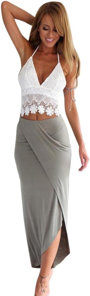 Hot Yahoo. Ladies Thin Summer Dress Bandage Slim Women Dress Girls Casual Dresses  Skirts Two Piece Set Crop Tops Dresses Skirt Dress Set : Amazon.co.uk: Home  & Kitchen