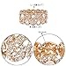 EVER FAITH Women's Austrian Crystal Teardrop 8-Shaped Knot Elastic Stretch Bracelet Clear Gold-Tone