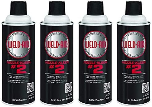Weld-Aid Nozzle-Kleen #2 Anti-Spatter Liquid, 16 oz (Fоur Paсk)