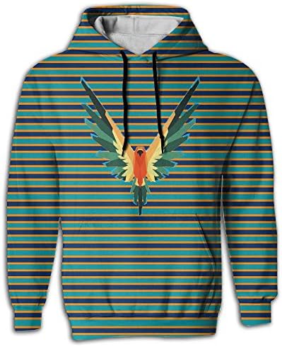 WeiGo Hoodies Men's Logan Pual Maverick Logo Pullover Graphic Athletics Sweatshirt Drastring Hoodies - Full 3D Printed With 2 Pockets
