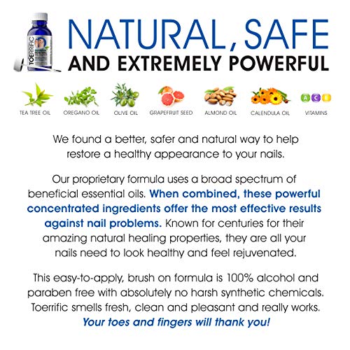 Natural Toenail Fungus Treatment - All Natural Anti fungal Nail & Toe Nail Renewal with Tea Tree, Oregano & Essential Oils, Restore Damaged Yellow Thick Discolored Nails Back to Health by Toerrific - Thumbnail 7