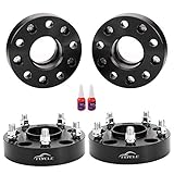 Flycle 4 PCS 1.5(38mm) Hub Centric 5x5.5 Wheel Spacers for 2012-2018 Ram 1500, 5x5.5 to 5x5.5 Wheel Spacers,Hub Bore 77.8mm with Studs M14X1.5