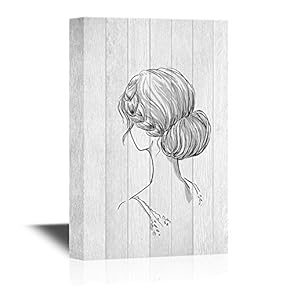 Hand Drawn The Back of a Girl