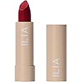 ILIA - Color Block Lipstick | Non-Toxic, Vegan, Cruelty-Free, Hydrating + Long Lasting, No Budge Color with Full Coverage (True Red (Real Red With Cool Undertones), 0.14 oz | 4 g)