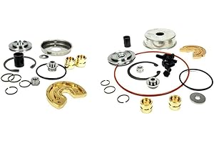 SpeedyTurbo 6.4L Compound Turbo High and Low Pressure Turbo Repair Rebuild Kit for 2008-2010 Ford Powerstroke 6.4L F250 F350 F450 Super Duty Turbocharger