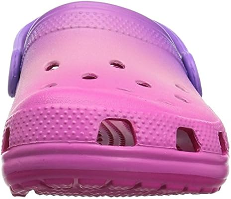 pink ombre crocs