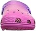crocs Unisex Classic Ombre Clog K, pink ombre, 2 M US Little Kid