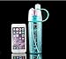 Yaping Plastic Outdoor Sports Spray BPA-Free Water Bottle with Straw For Travel Fitness Hiking Cycling(600ML-Blue)