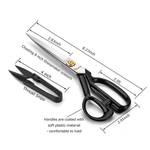 Dressmaking Scissors - Dressmaker Fabric Sewing Shears - Tailor's Scissors (8'', Right-handed) - Thumbnail 3