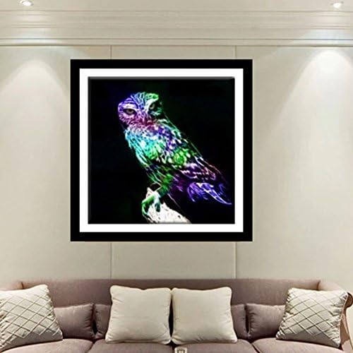 Wivily Owl 5d DIY Diamond Painting Rhinestones Pattern Mosaics Cross Stitch Sets For Embroidery Kits Needlework
