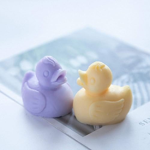 3D Rubber Duck Soap Mold, Yellow Duckie Silicone Chocolate Fondant