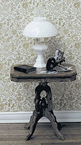 Dollhouse Miniature Chrysnbon Victorian Table Mini-kit Brown