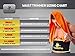 Fittest Pro Waist Trimmer Slimming Flex Sauna Belt - Belly, Fat Loss, Weight Loss Belt - Ab Trainer, Back Brace & Abdominal Support (Medium : 8