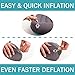 REEHUT Camping Pillow Ultralight, Travel Pillow Inflatable for Sleeping/Hiking/Backpacking - Included Storage Bag(Orange)