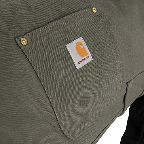 Carhartt Firm Duck Insulated Dog Chore Coat Army Green/Brass , Medium Pricepulse