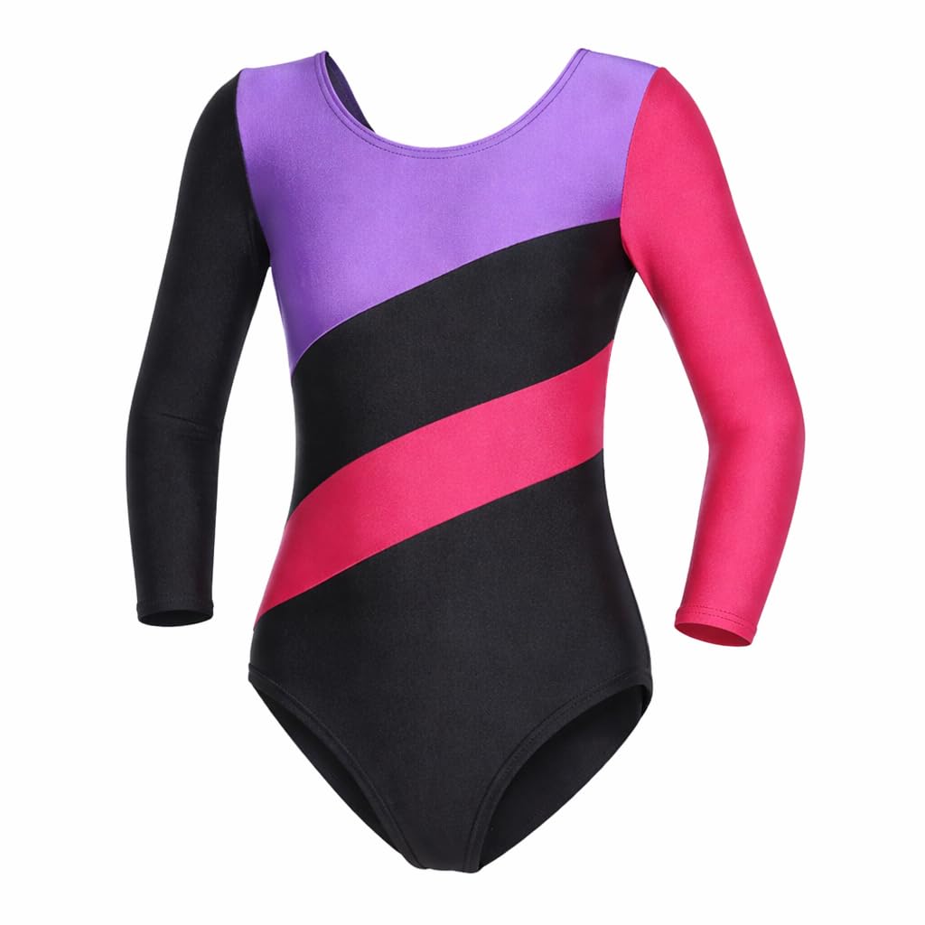 Roch Valley Hop Nylon/Lycra Long Sleeve Gymnastics Leotard