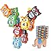55 PCs Wooden Toys Building Blocks, Elephant and Owl Building Balancing Games, Educational Stacking Toys, Stocking Stuffers Gift for Boys & Girls