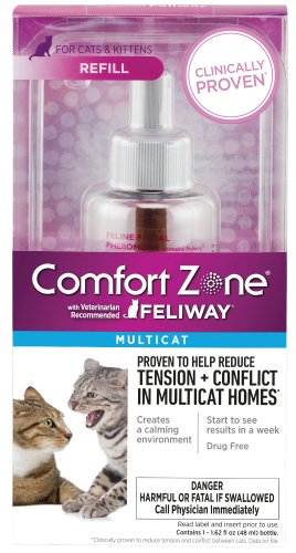 Comfort Zone Feliway Multicat Refill, 48ml 1 Month Supply