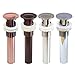 FREUER Faucets Pop Up Overflow Bathroom Sink Drain, Oil Rubbed Bronze