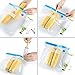 Sous Vide Bags Kit for Anova Cookers-15 Reusable BPA Free Food Vacuum Sealed Bags,1 Hand Pump, 2 Bag Sealing Clips and 2 Sous Vide Clips, Easy to Use, Practical for Food Storage & Cooking
