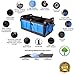 Premium Auto Trunk Organizer by E.M.D.M.: Multipurpose, Customizable, Expandable Storage Cargo Bin for Vehicles and Trucks, Compartments & Anti - slip / Waterproof Bottom plus Backseat Caddy