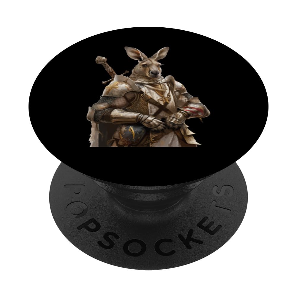 Kangaroo Knight Middle Age PopSockets Swappable PopGrip