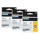 FlyLong Compatible Dymo 18489 Rhino Nylon 5200 4200