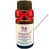 Ultimately Essential “Sleep EZ” Oil Blend of Lavender, Clary Sage, Sweet Orange, Sweet Marjoram, Bergamot, Ylang Ylang – Wondrous, Awesome Aroma That Will Relax & Soothe You to Sleep Every Night–10 ml