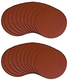 POWERTEC 45508 5-Inch PSA 80 Grit Aluminum Oxide Adhesive Sanding Disc, 20-Pack