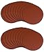 POWERTEC 20 PCS 80 Grit 5 Inch PSA Sanding Discs, Self Stick Adhesive Sandpaper, 5