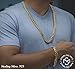 Premium 14KT Gold Plated Stainless Steel Heavy Solid Miami Cuban Link Chain. Secure Box Lock. 30
