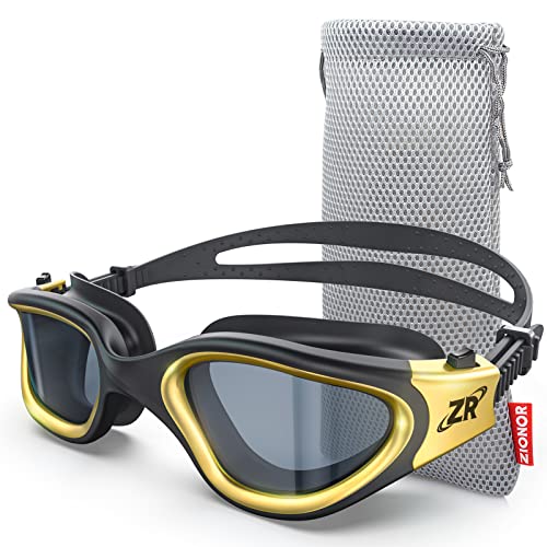 ZIONOR G1 - Polarisierte Schwimmbrille für Unisex und Erwachsene und Damen, beschlagfrei, 100% UV-Schutzbrille