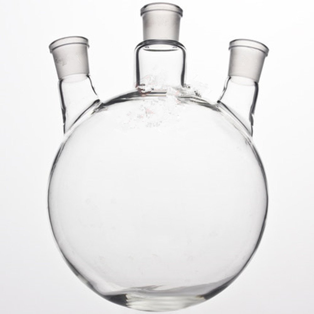 Yifun Trade 20l Round Bottom Flask Three Necks 20000ml Glass Boiling Flask 3 Necks Lab Flask Ground Joint Customized Amazon Com Industrial Scientific
