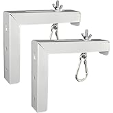 Projector Screen Wall Ceiling Mount Hanging L-Bracket Universal for Motorized Spectrum Screens, 6 inch Adjustable Mounting Dr
