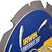 Irwin Tools IRWIN 10-Inch Circular Saw Blade, Fiber Cement PCD, 6-Tooth (4935624)