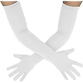 Sheface Stretchy Spandex Long Gloves - Men's & Women's Costume Gloves for Banquet, Party & Wedding