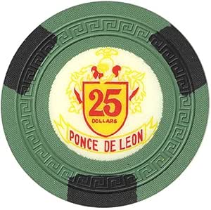Download Amazon.com : Ponce De Leon $25 Clay Casino Chip, Puerto ...