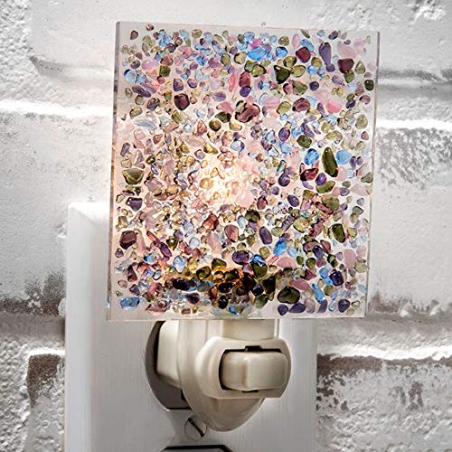 Decorative Night Light Wall Accent Plug in Nightlight Nursery Bedroom Bathroom Kitchen Blue Purple G - //coolthings.us