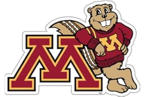 BSI NCAA Minnesota Golden Gophers 12 inch Vinyl Magnet