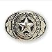 KeCol Adult Unisex Western Texas Lone Star Belt Buckle Silver Gold