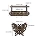 Antique Character Combination Locks with Key & Latch Hasp Set, Vintage Jewelry Gift Box Decorative Padlock Lock Hardware Latch Set for Wood Box, Password Lock